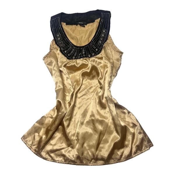 BCX Vintage Asian Beaded Glamour Full Length Top Size Small - Picture 2 of 5